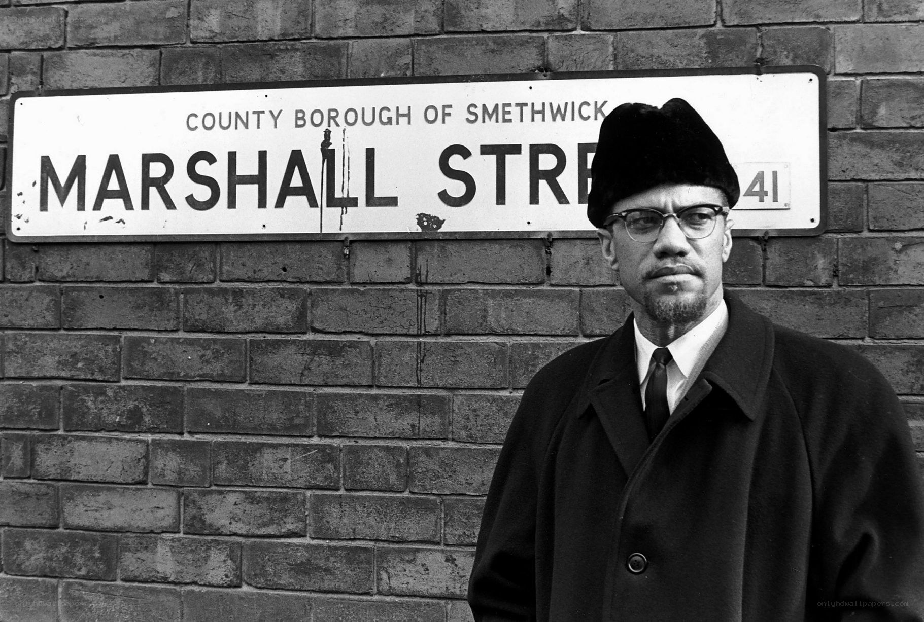 Malcolm X at Marshall Street