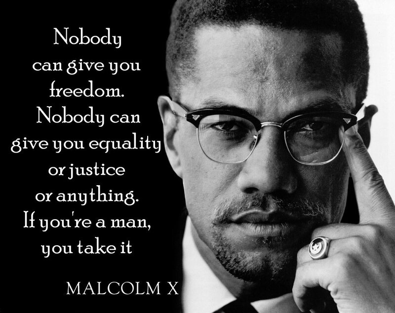 Malcolm X quote on freedom