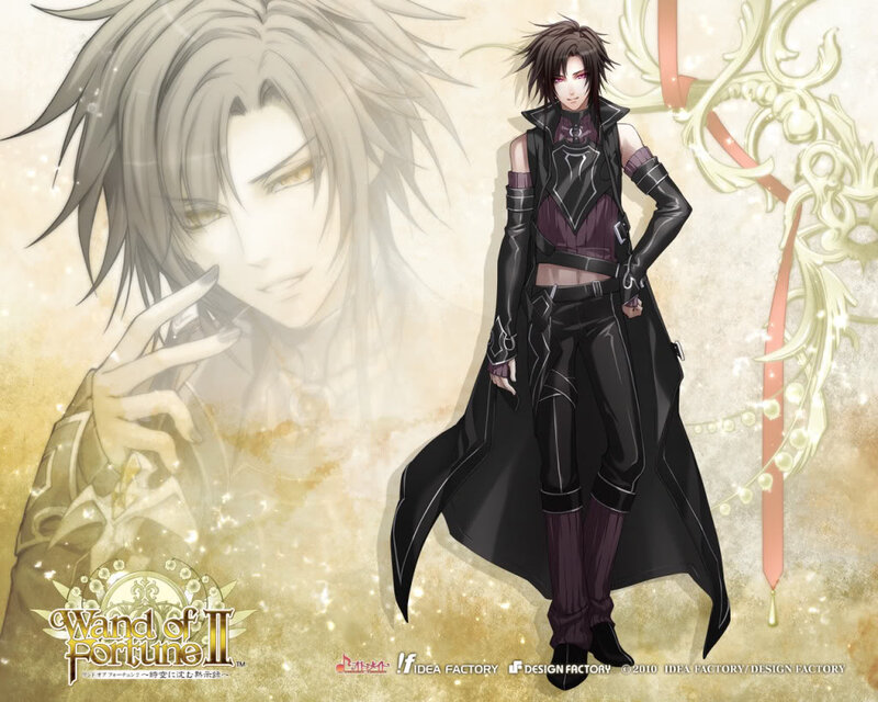 Male Character in Black Coat