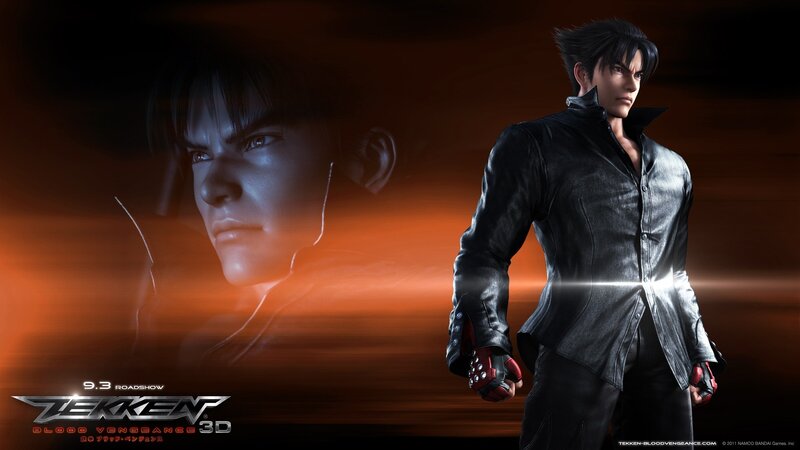 Male Character in Black Jacket — Dramatic