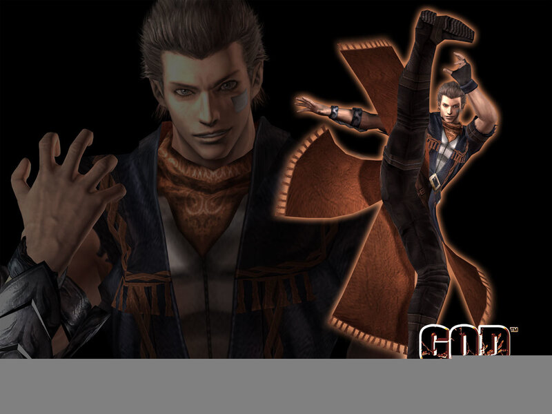 Male Character in Brown Cloak