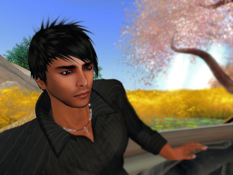 Male Character in Field