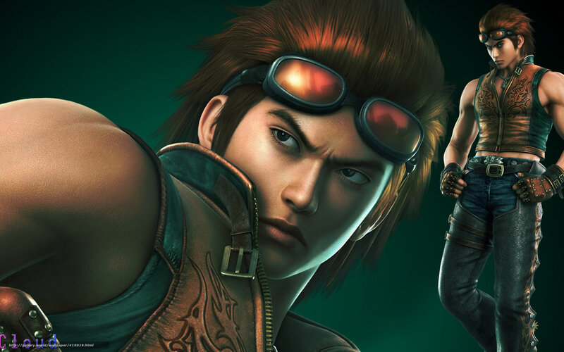 Male Character in Goggles — Green