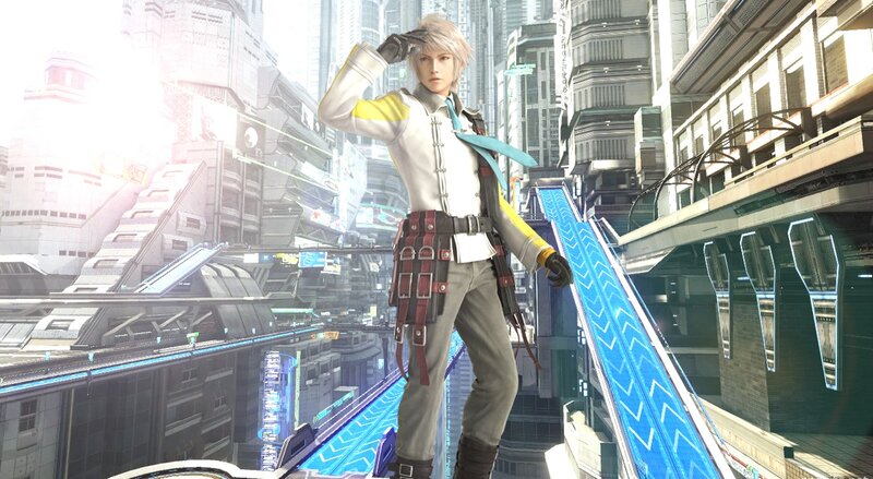 Male Character Saluting