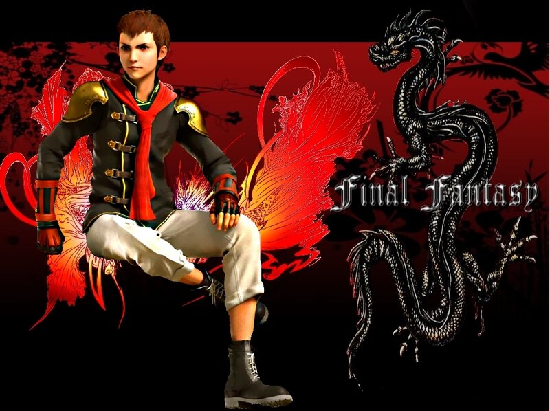 Male Character with Dragon