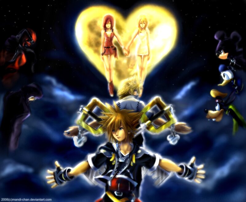 Male Character with Keyblades