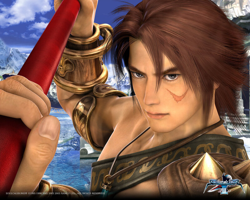 Male Character with Red Weapon