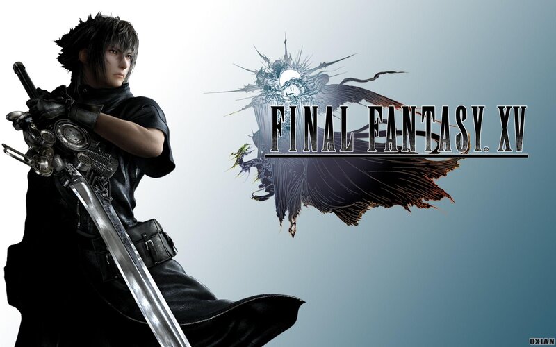 Male Character with Sword — Black, Dramatic