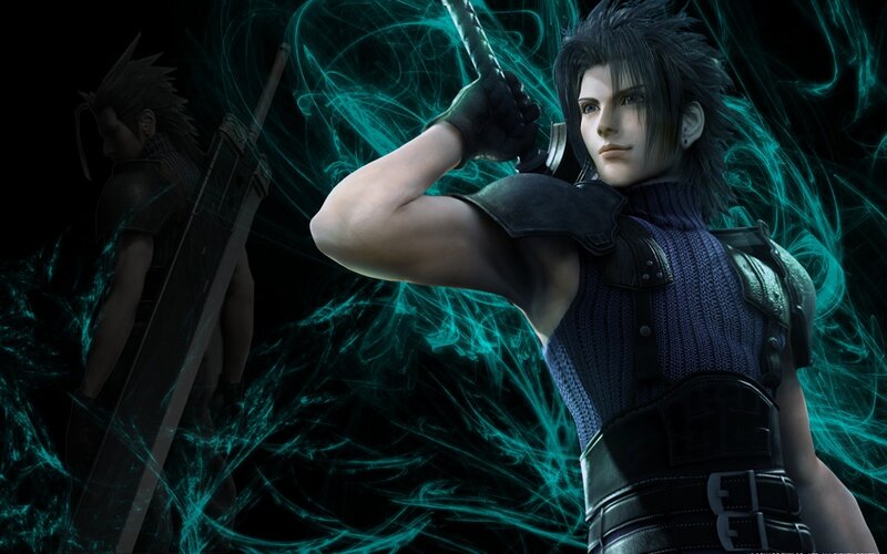 Male Character with Sword — Black