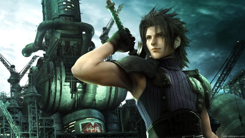 Male Character with Sword — Green, Dramatic, 3d Render, Industrial Structure
