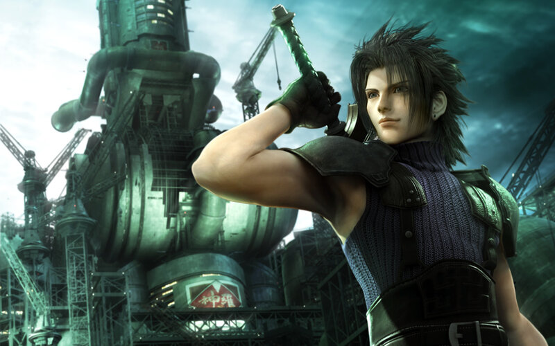 Male Character with Sword — Green, Dramatic