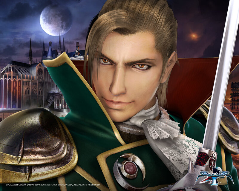 Male Character with Sword — Green