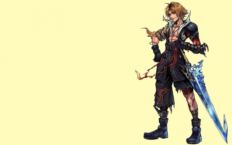 Male Character with Sword — Yellow