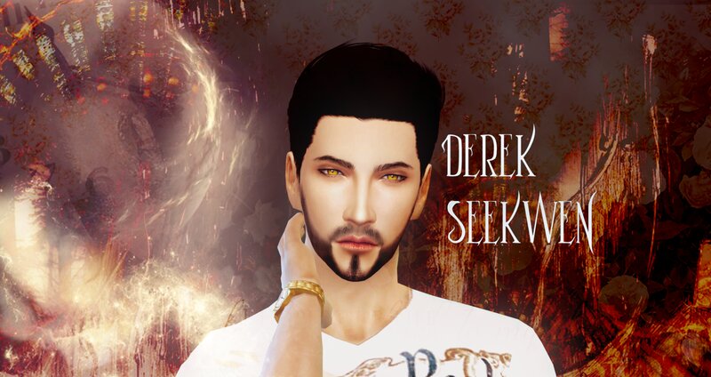 Male Character with Yellow Eyes