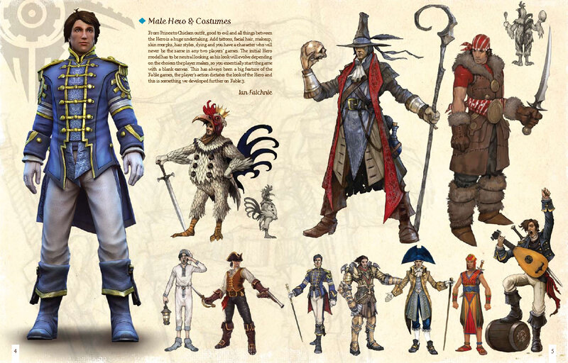 Male Hero Costumes Concept Art