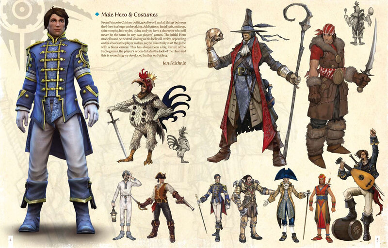 Male Hero Costumes Concept Art