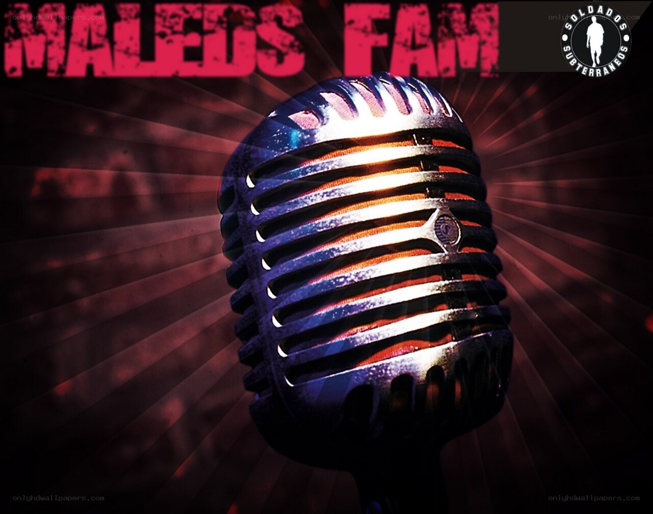 Male's Fam microphone artwork
