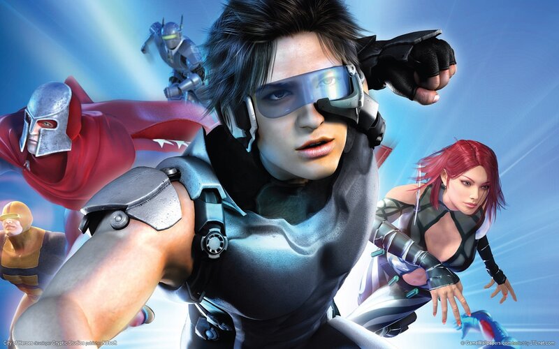 Male Superhero in Goggles