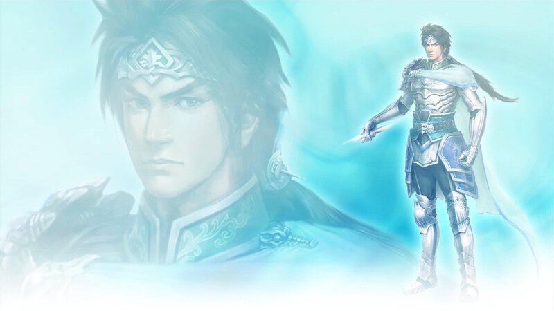 Male Warrior Character — Blue