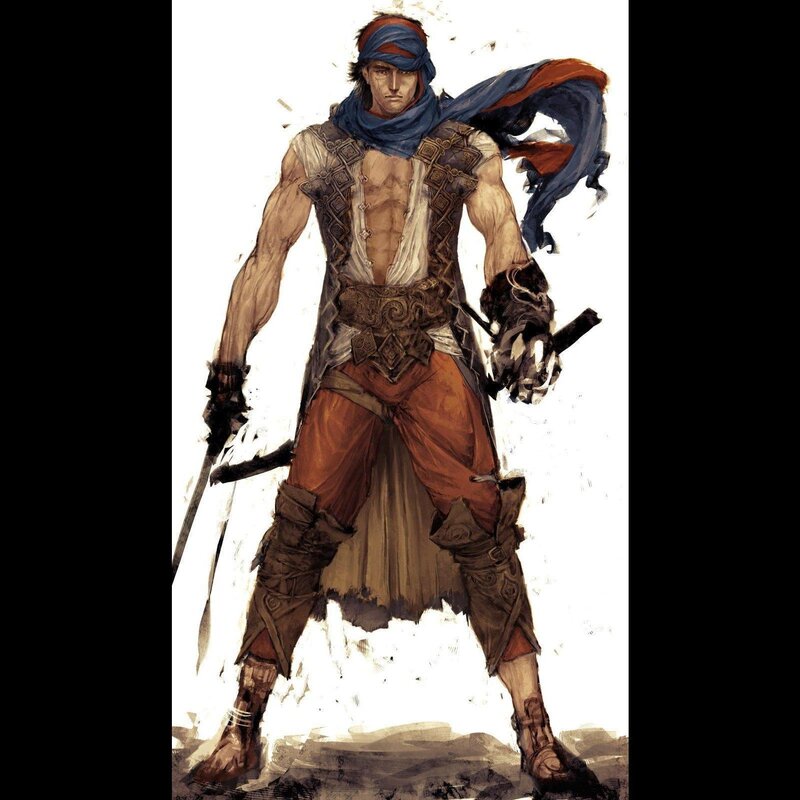 Male Warrior Character — Brown