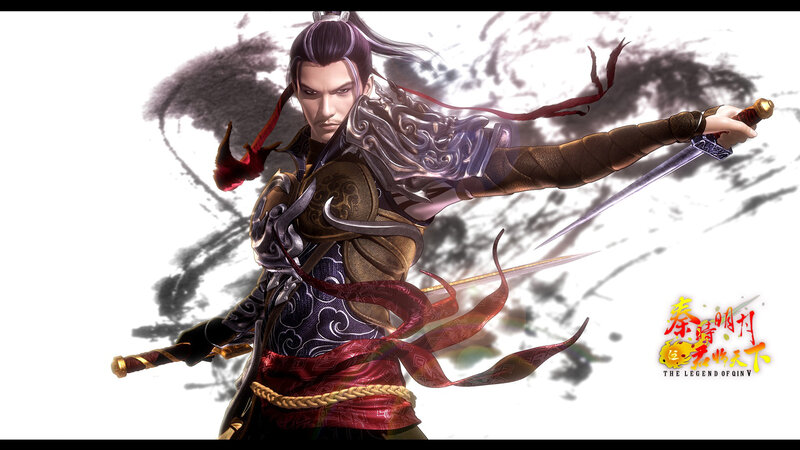 Male Warrior with Swords