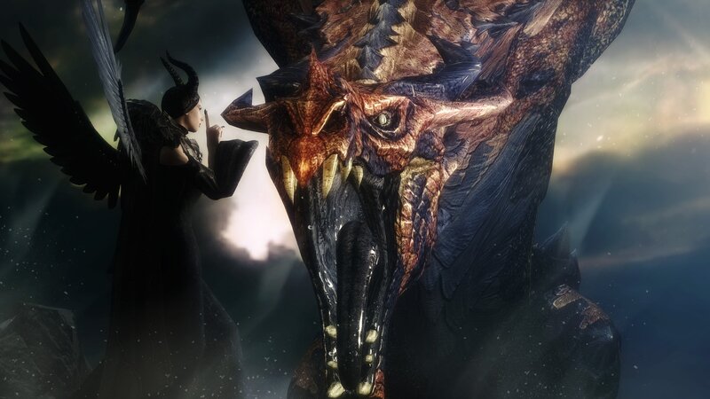 Maleficent and Dragon