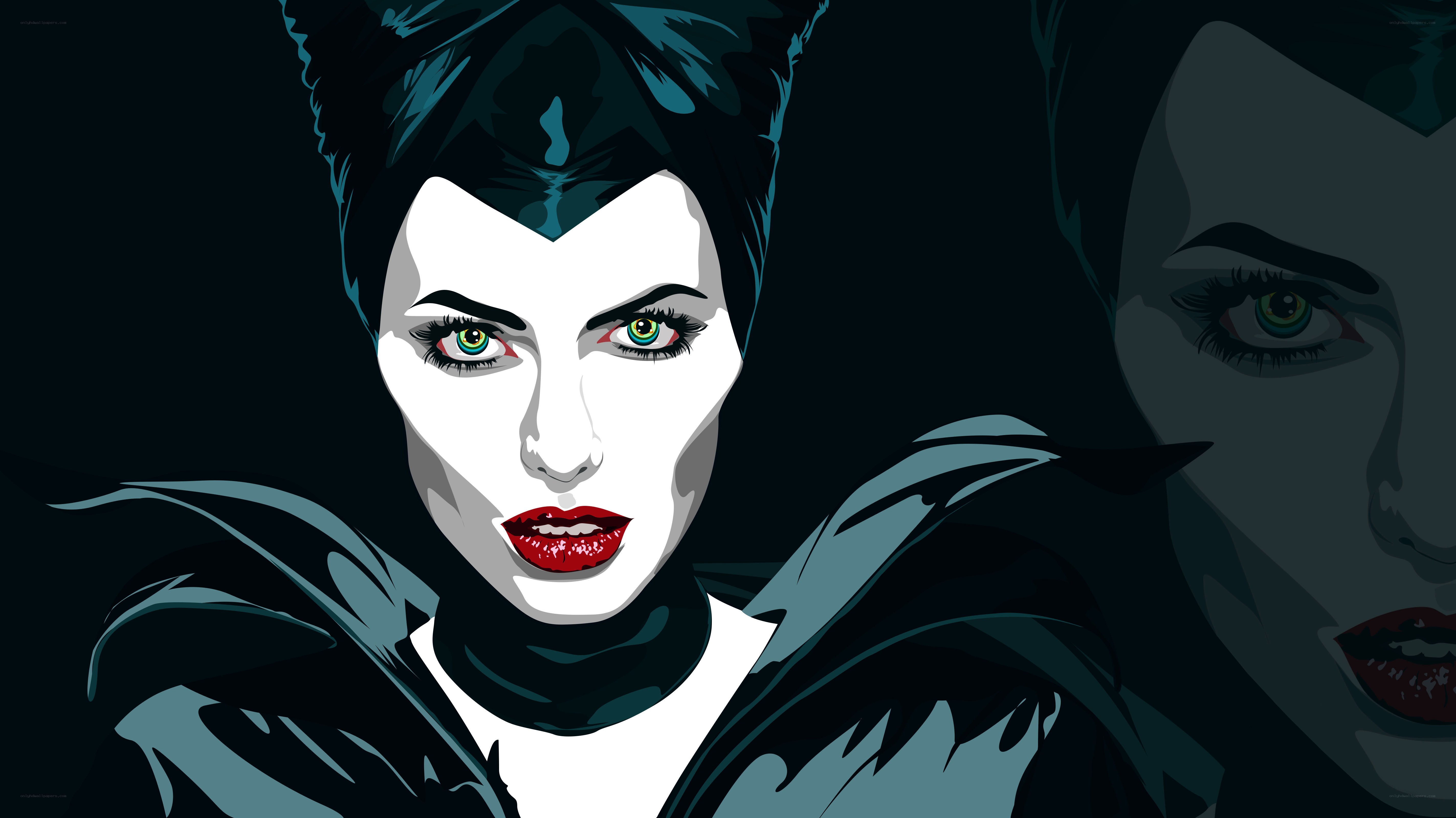 Maleficent character illustration
