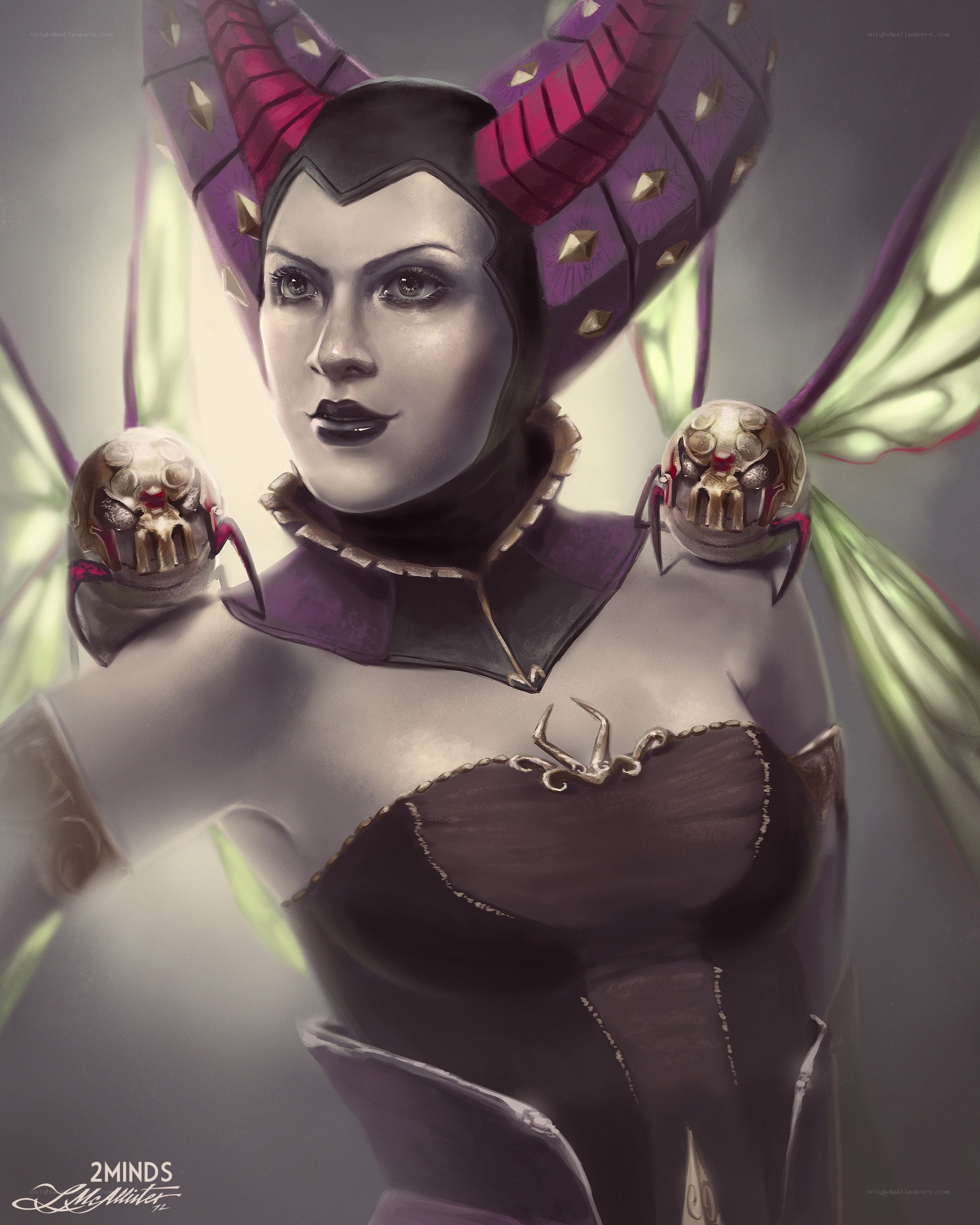 Maleficent character portrait