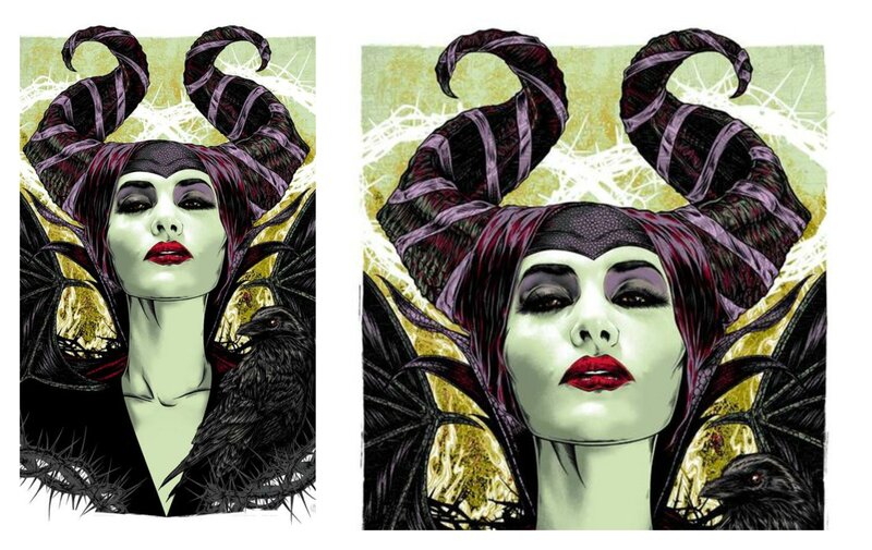 Maleficent Character Portrait — Green
