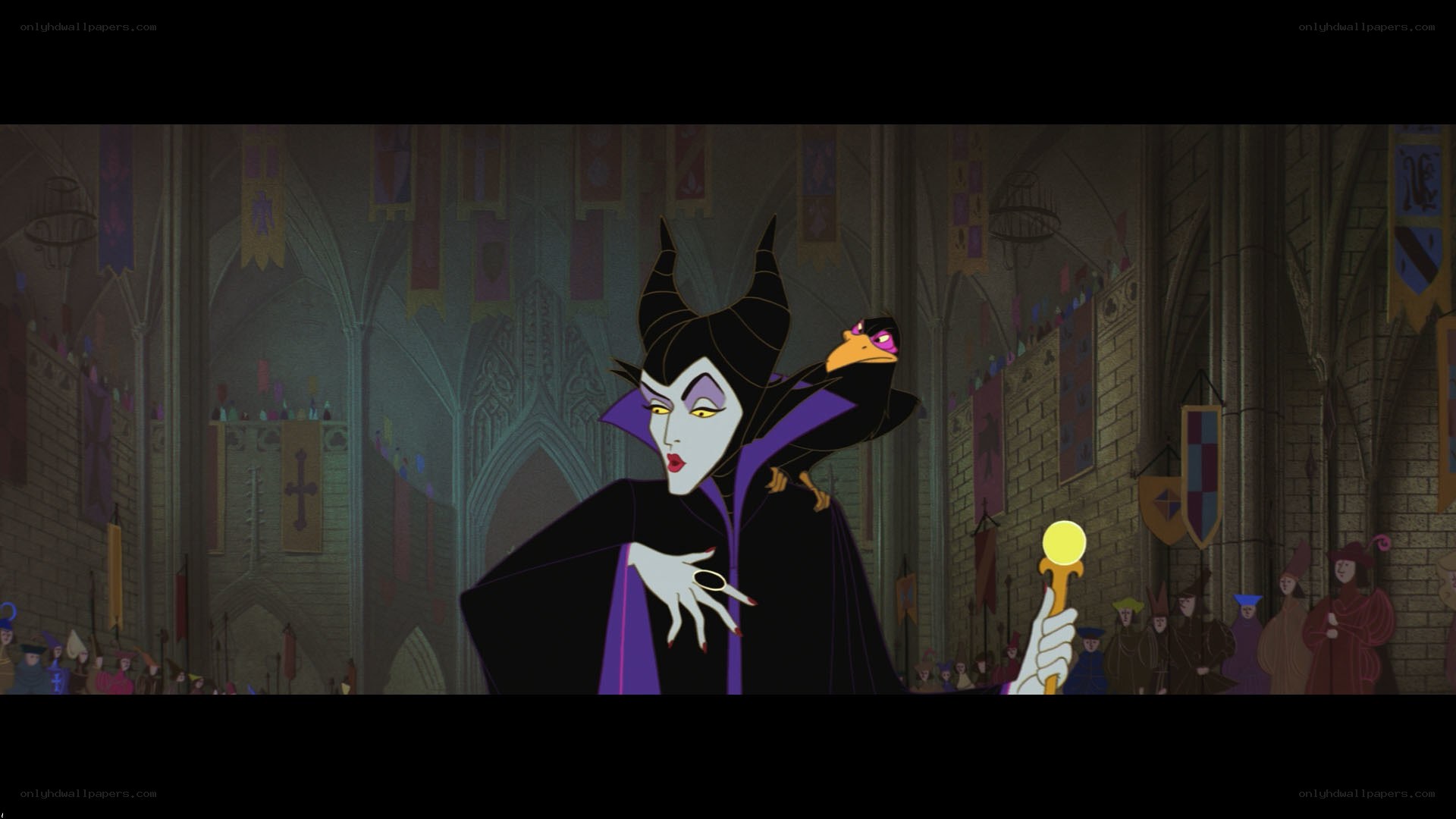 Maleficent in the castle