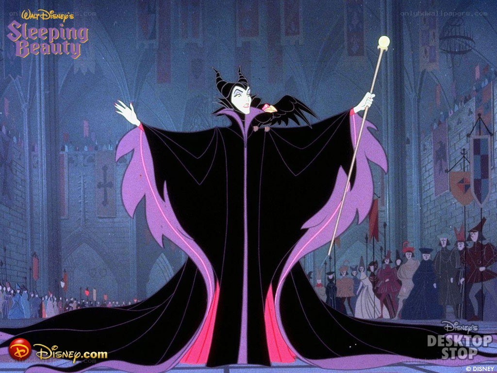 Maleficent in the castle