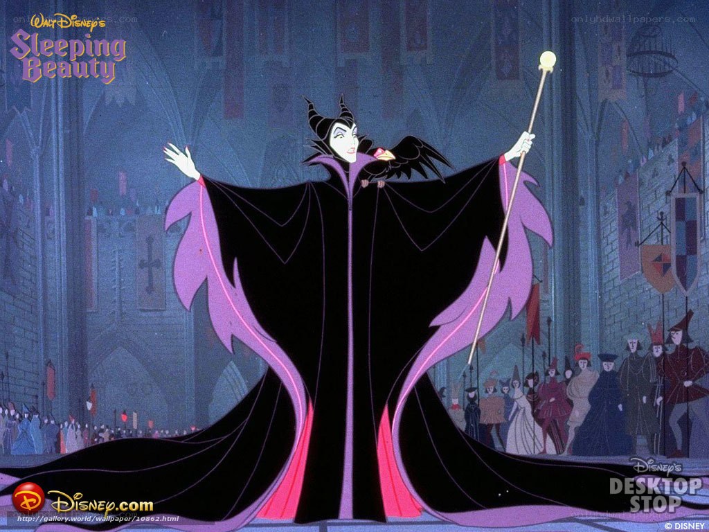 Maleficent in the castle