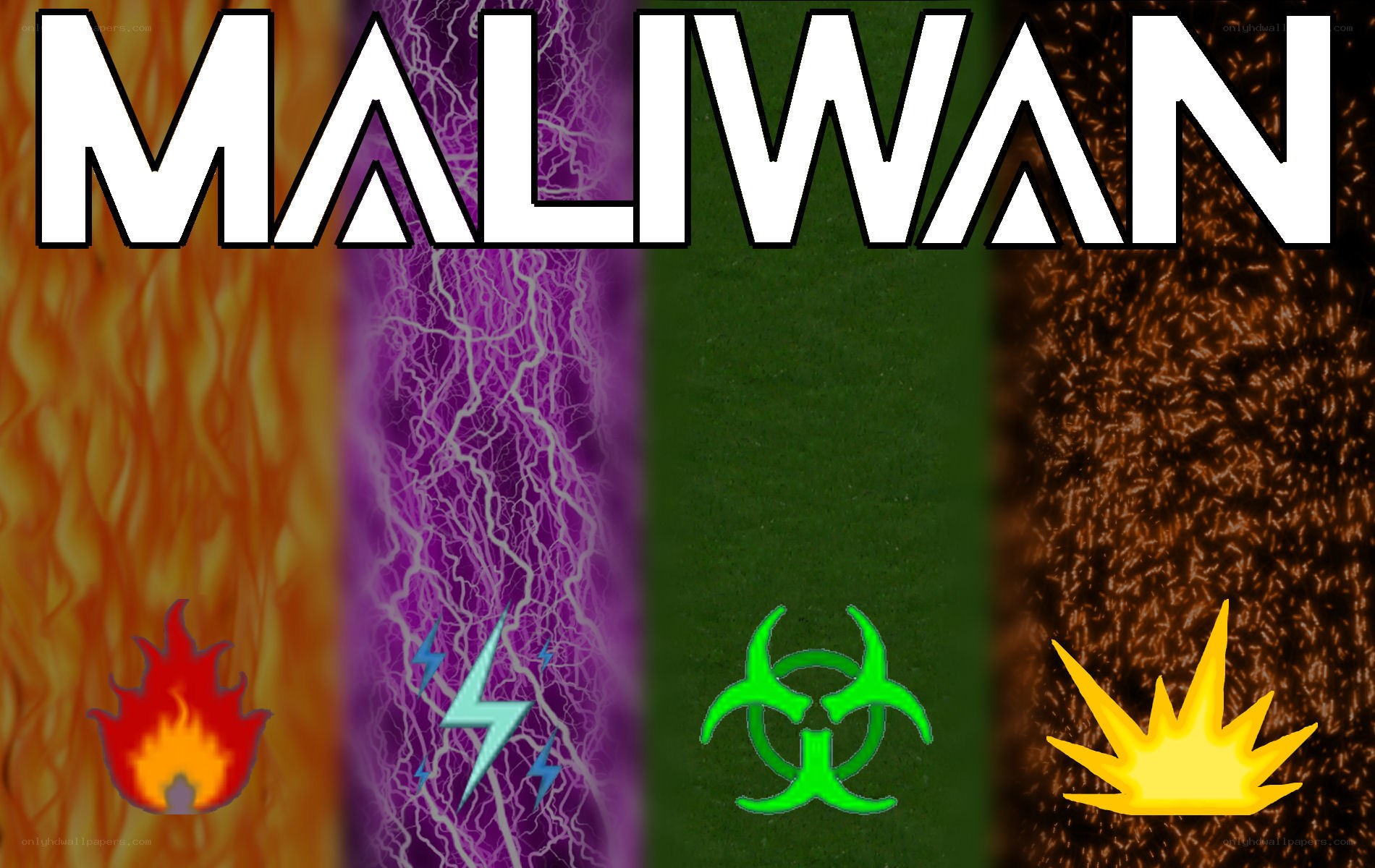 Maliwan elemental symbols