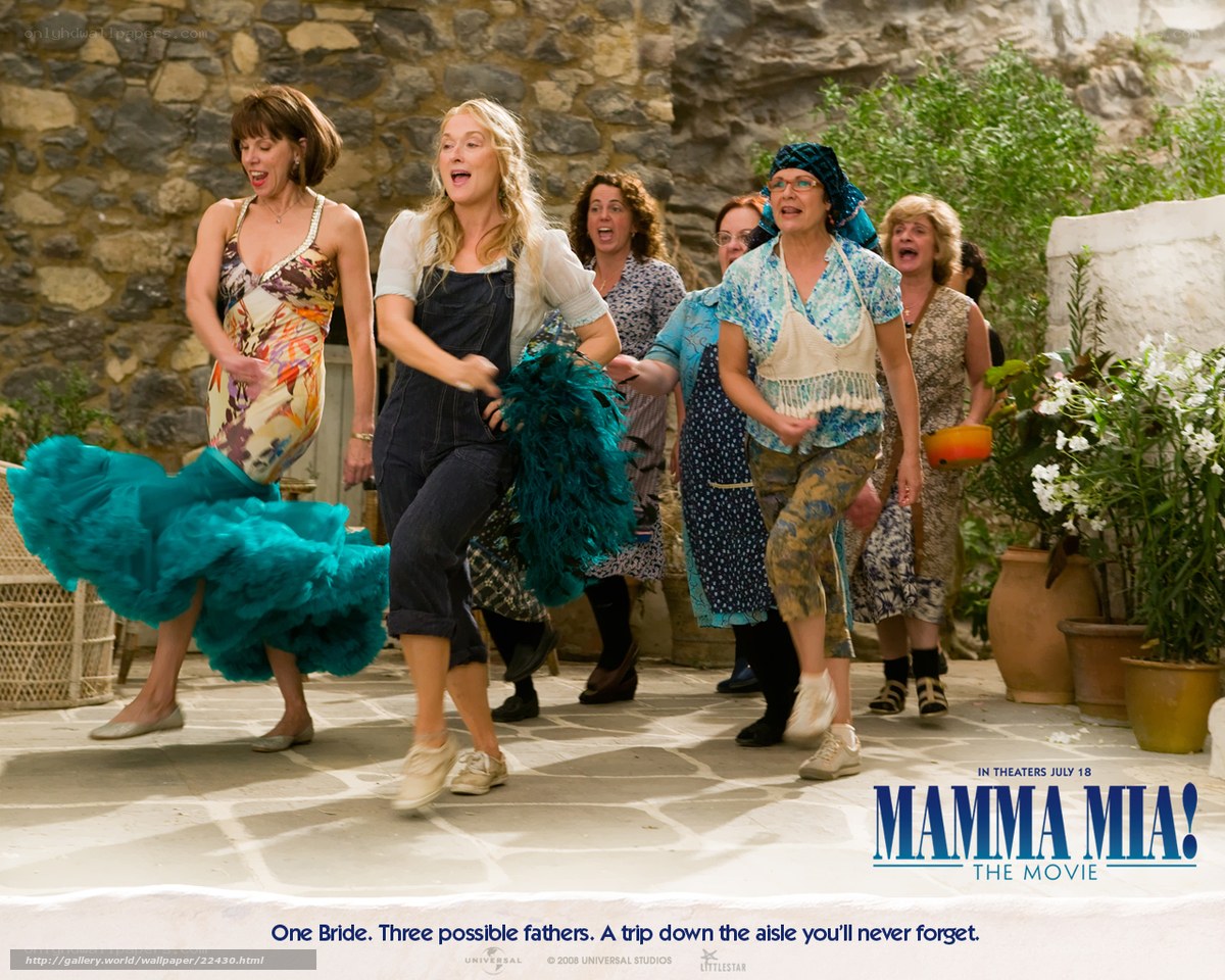 Mamma Mia! movie scene