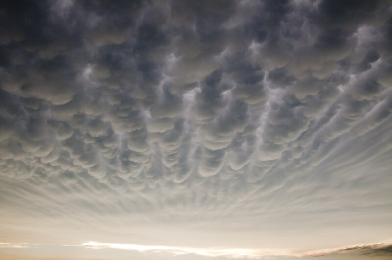 Mammatus Clouds — Gray