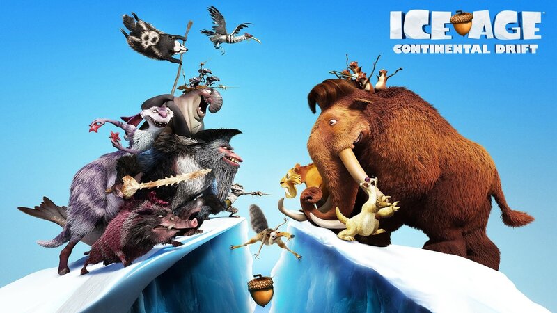 Mammoth and Animals on Ice