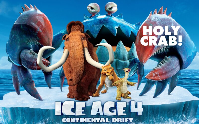Mammoth and Crab on Ice