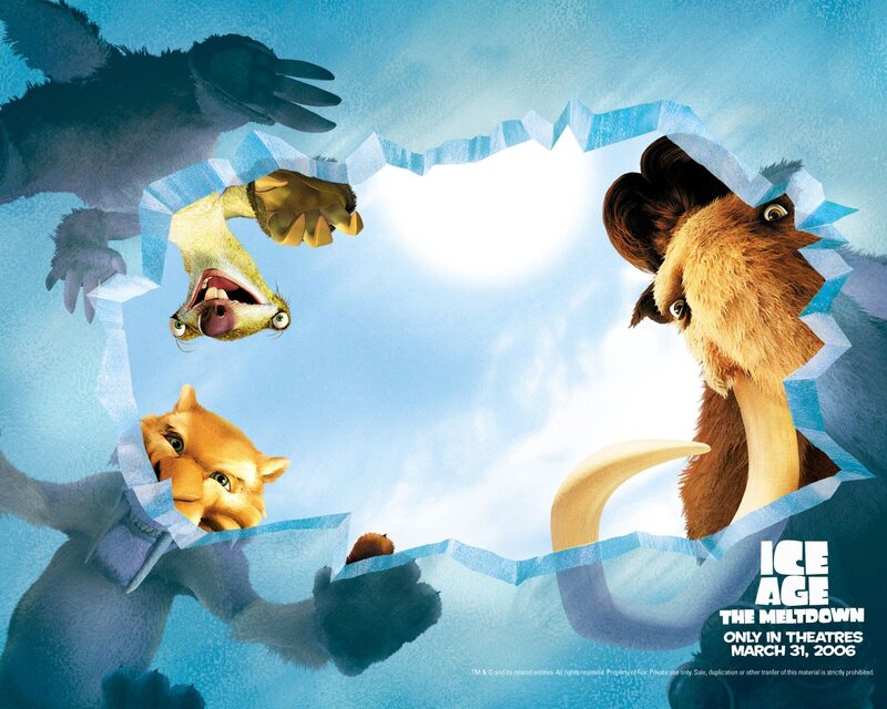 Mammoth and Sloth in Ice