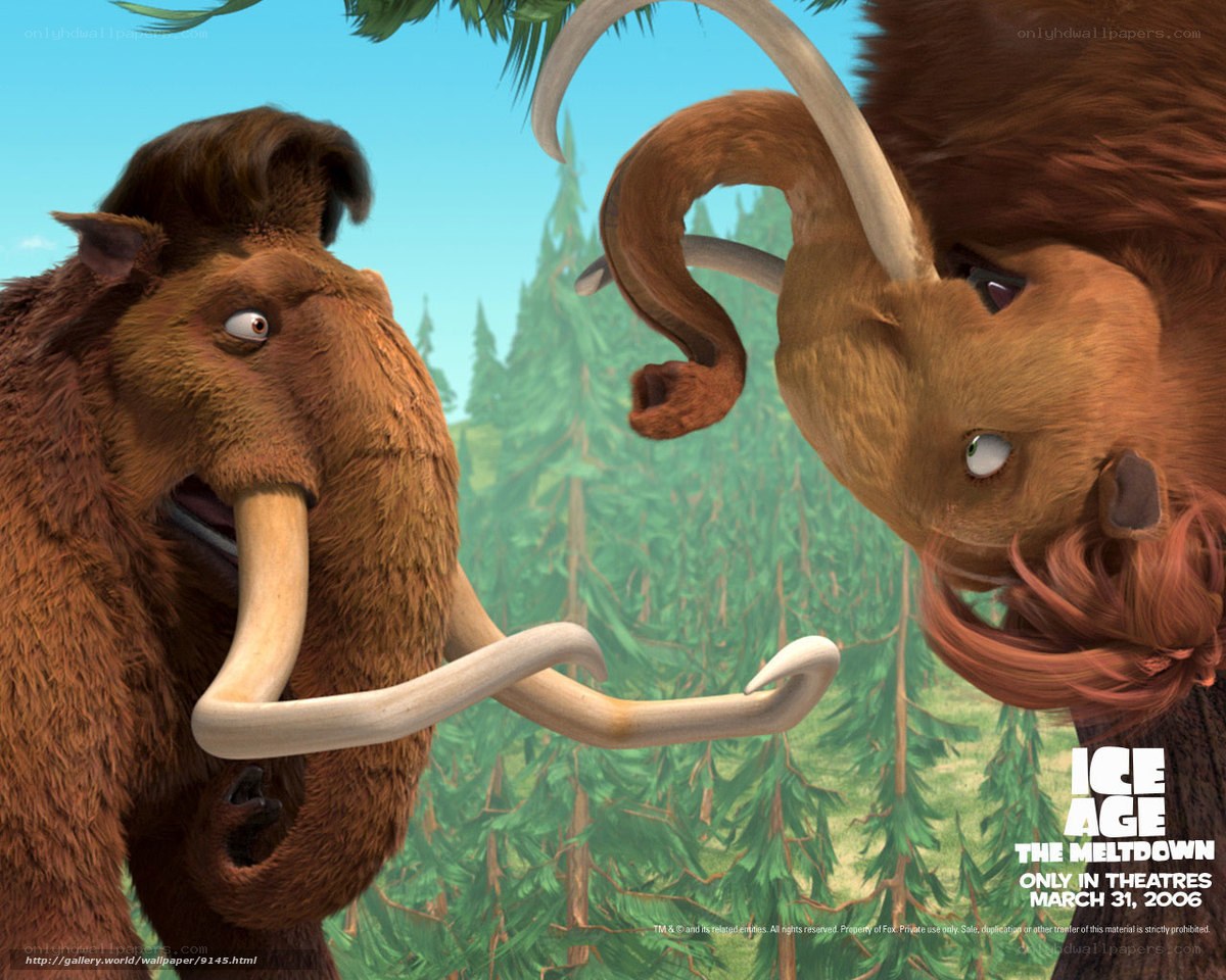 Mammoth confrontation scene
