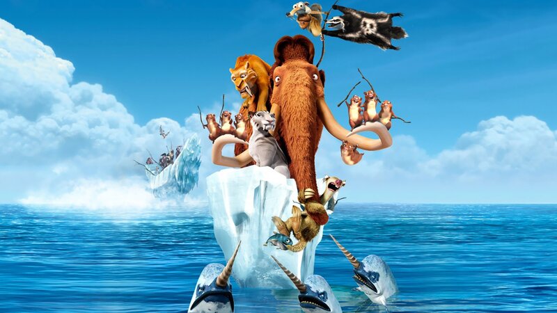 Mammoth on Ice Floe