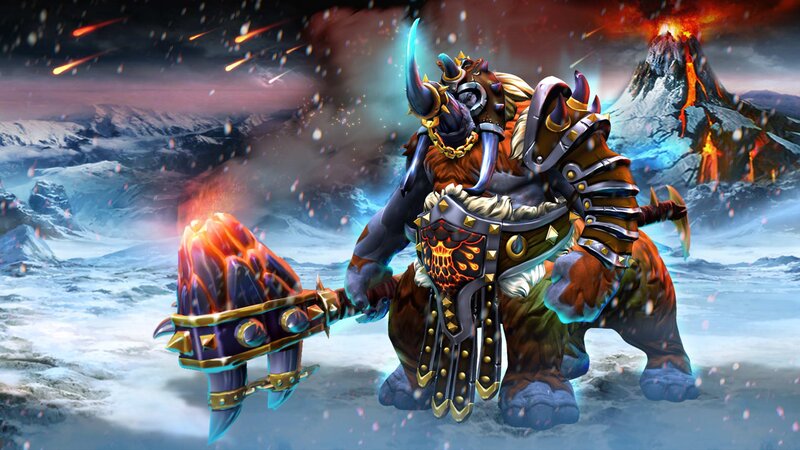 Mammoth Warrior with Hammer