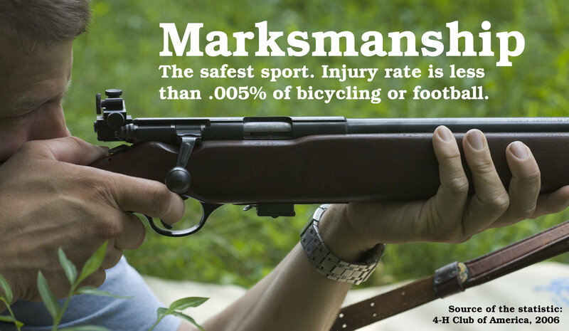 Man aiming a rifle