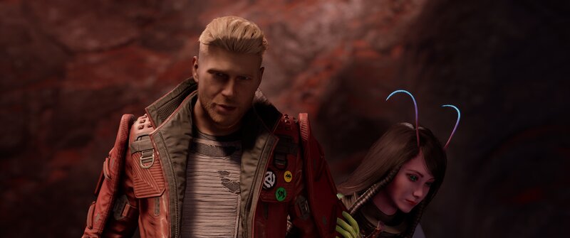 Man and Alien Woman