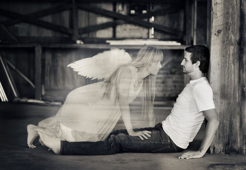 Man and Angel Couple