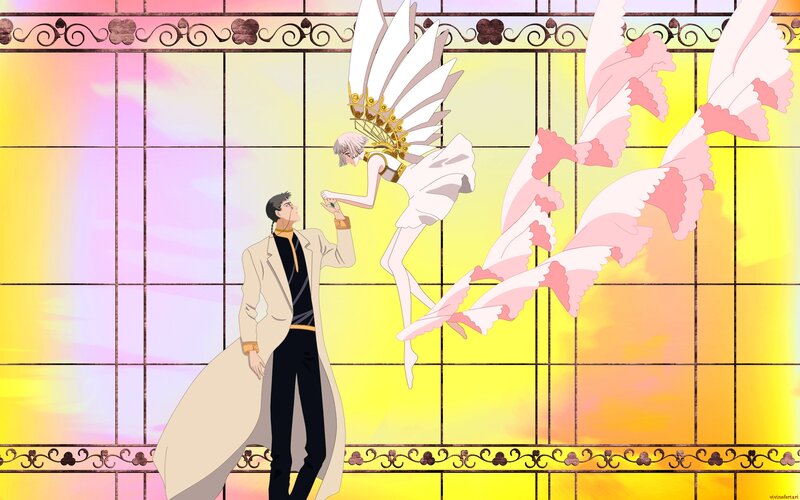 Man and Angelic Figure