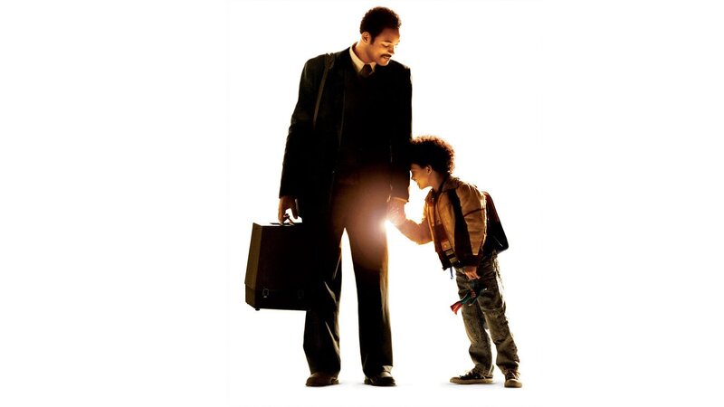 Man and Boy Holding Hands — Black