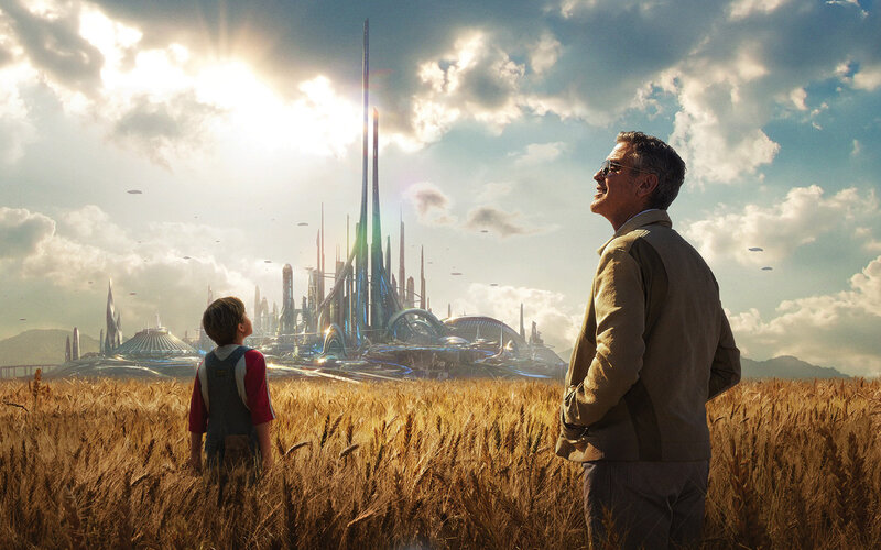 Man and Boy in Field