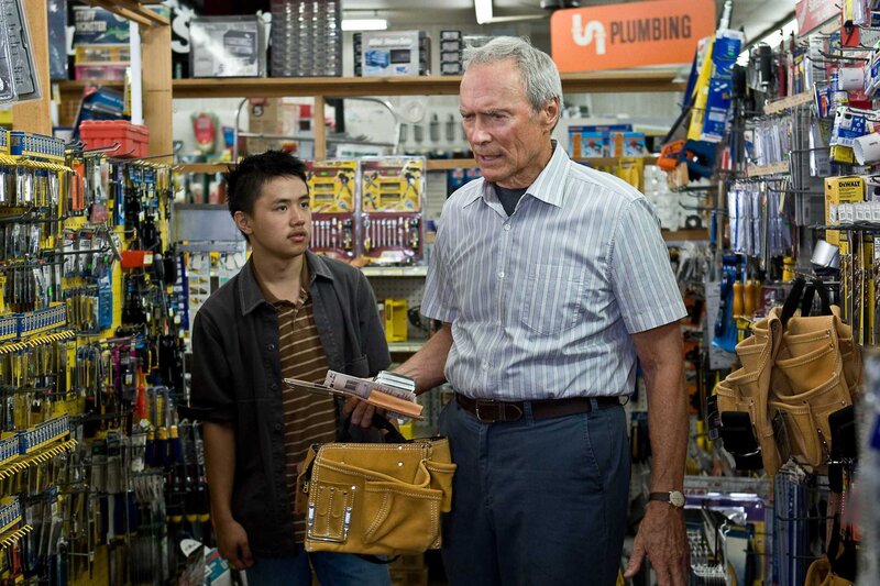 Man and Boy in Hardware Store