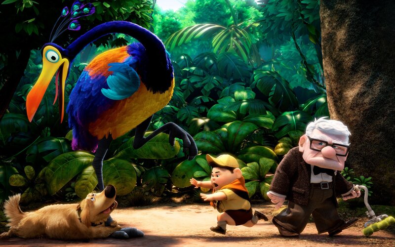 Man and Boy in Jungle