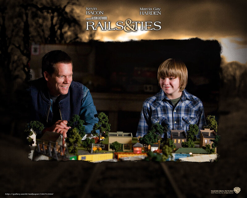 Man and Boy with Model Train